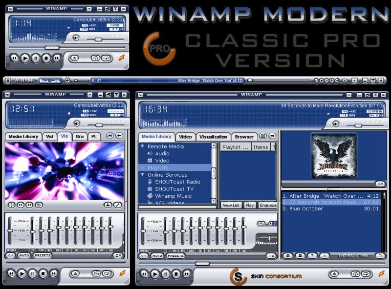 Старый аудиоплеер Winamp