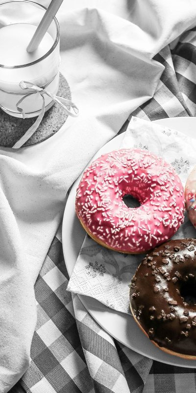 Пончик с глазурью