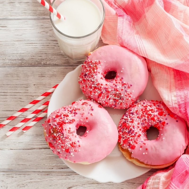 Красивые пончики