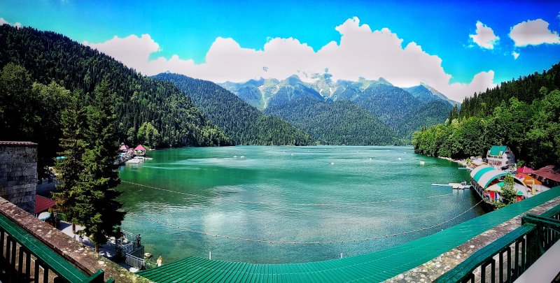 Озеро Рица Пицунда Абхазия