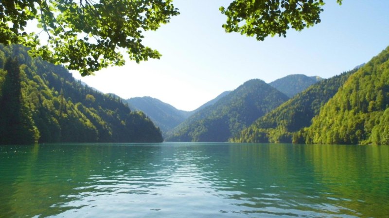 Озеро Рица Жемчужина Абхазии