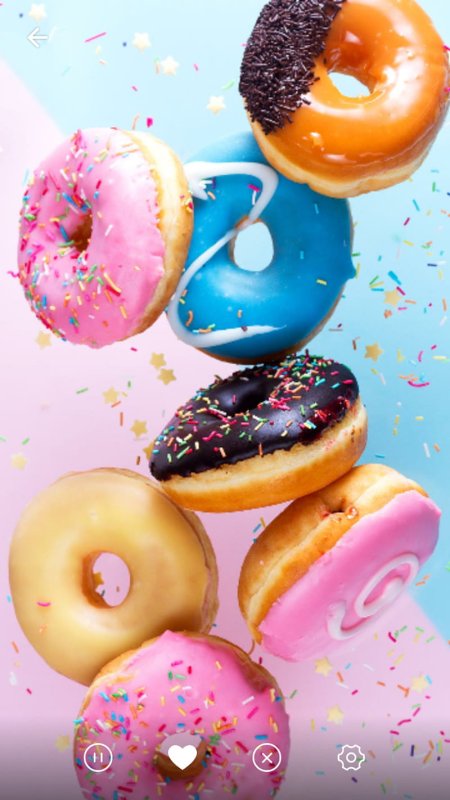 Сладости пончики