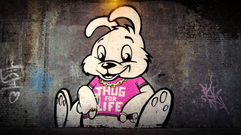 Обои в стиле граффити