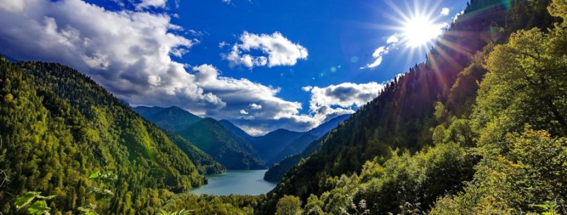 Панорама Гагра Абхазия