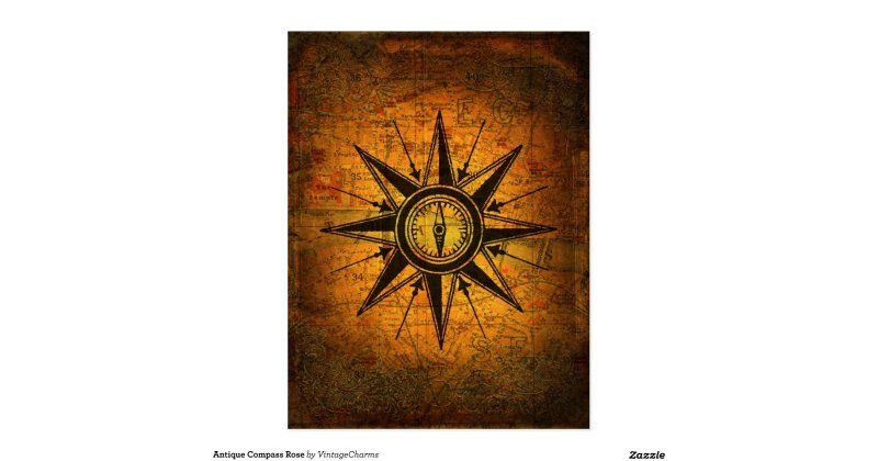 Роза ветров старинная