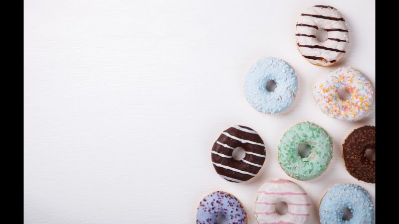 Пончики фон