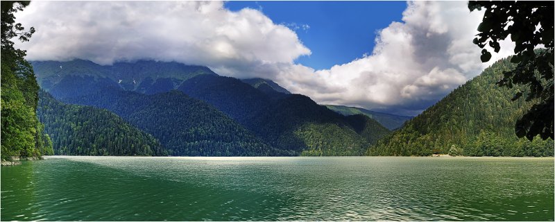 Озеро Рица 4к