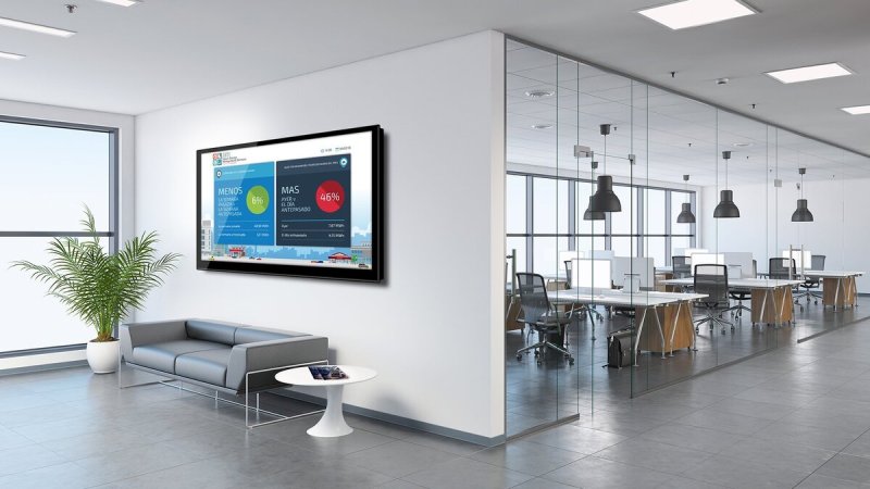 Телевизор в офисе