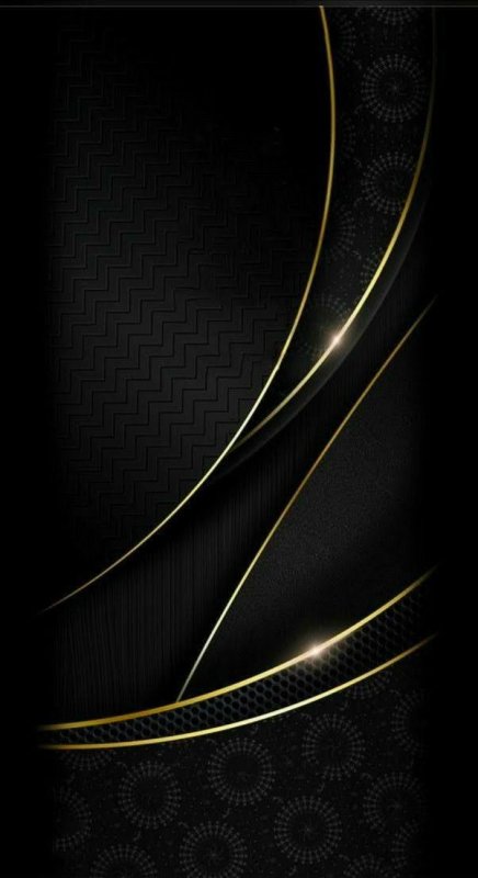 Черный с золотом