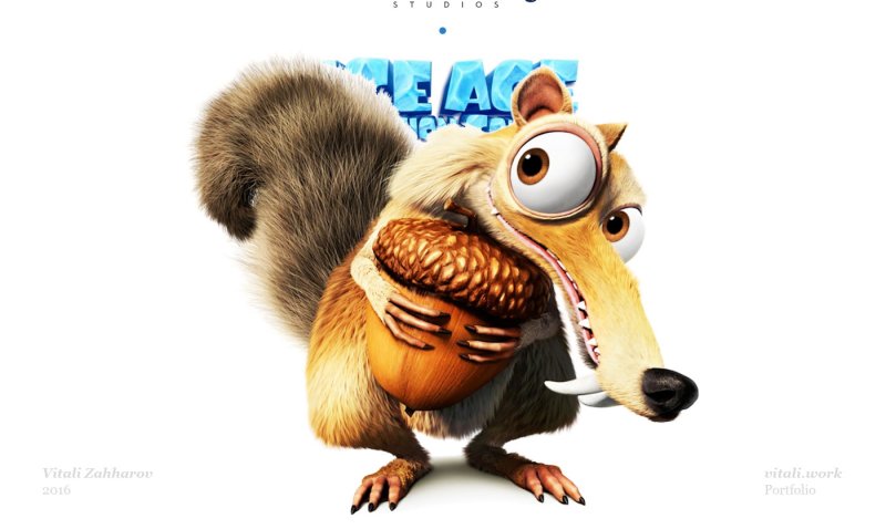 Белка из ледникового периода картинки