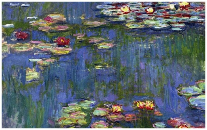 Клод Моне водяные лилии 1905