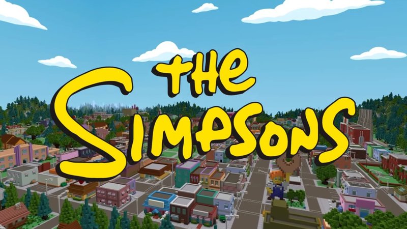 Симпсоны майнкрафт заставка