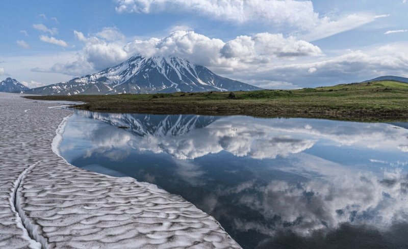 Толмачевское озеро на Камчатке