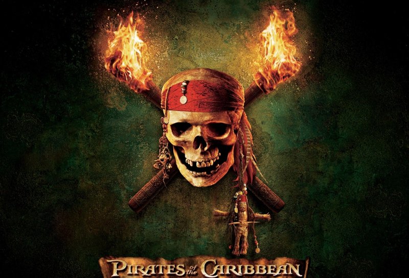 Веселый Роджер пираты Карибского моря