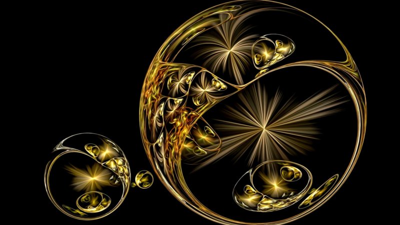 Фон золотой с черным