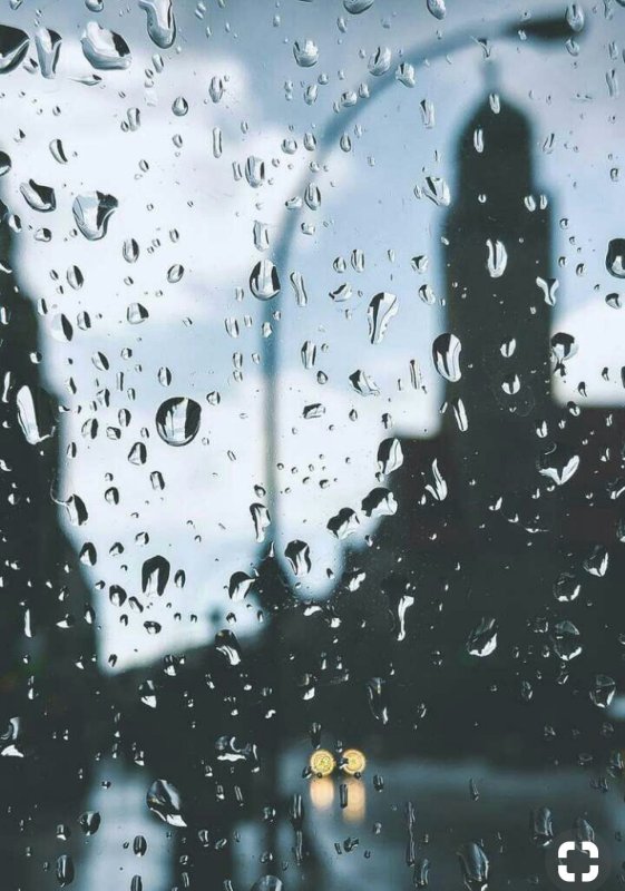 Капли дождя