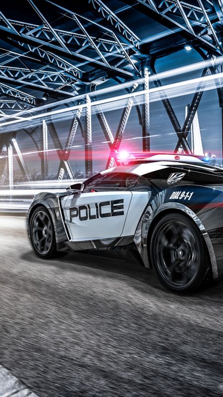Спорткар полиция
