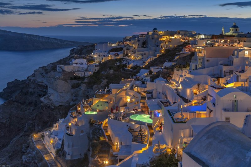 Остров Санторини Греция вилла