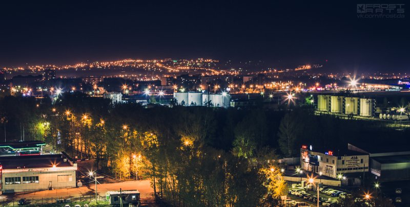 Ночной Иркутск