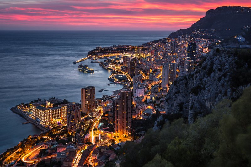 Monaco Monte Carlo побережье