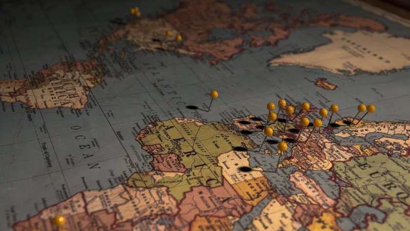 Красивые географические карты