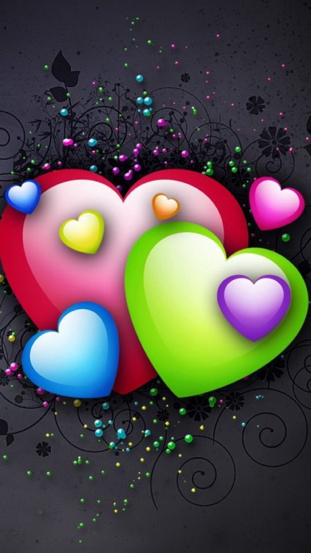Заставка сердечки