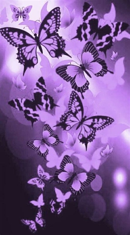Бабочки на экран телефона