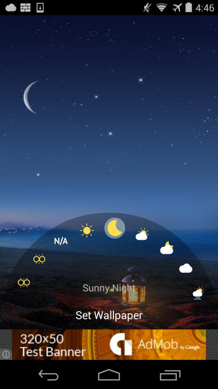 Живые обои погода