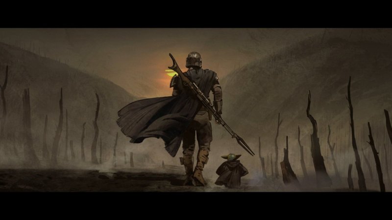 Мандалорец арт 4к