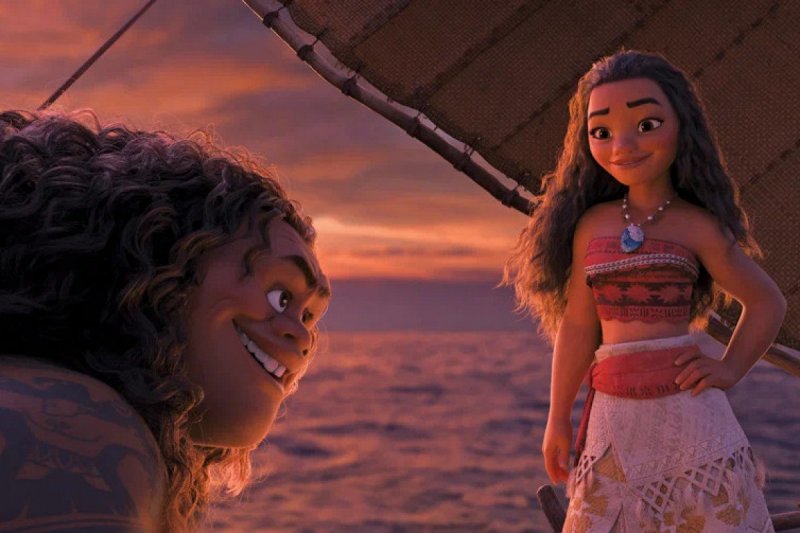 Моана мультфильм 2016 Мауи
