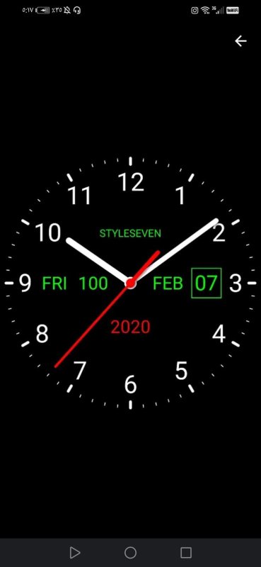 Аналоговые часы для андроид