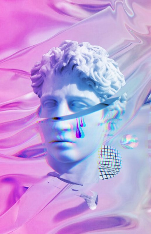 Glitch Art vaporwave искусство