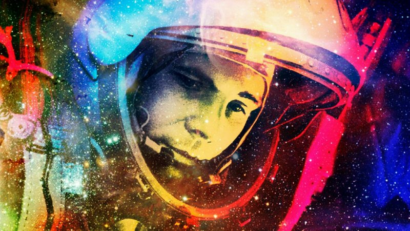 Космонавт Гагарин арт