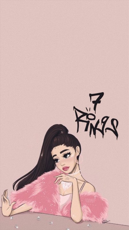 Ариана Гранде мультяшная