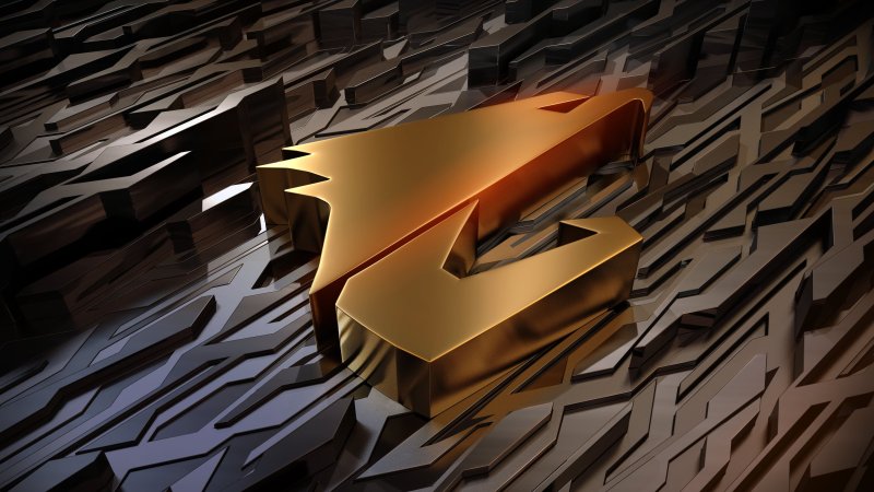 AORUS logo 4k