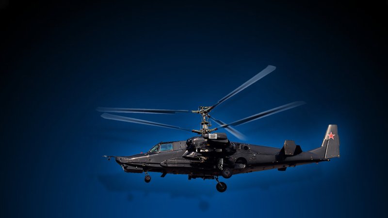Вертолёт ка-52 чёрная акула