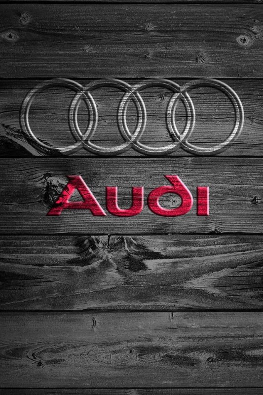 Логотип Ауди обои на телефон