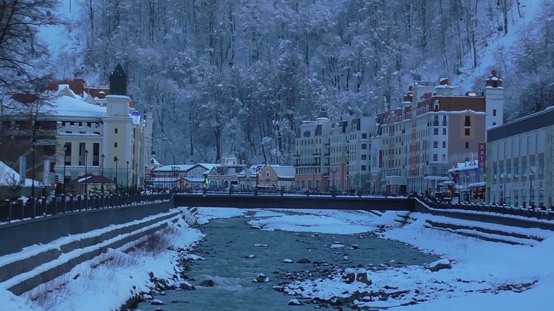 Роза Хутор зима