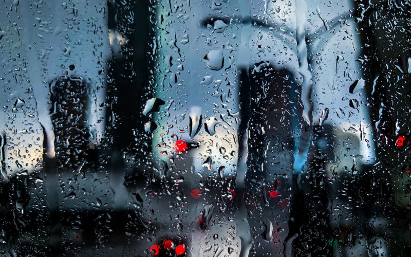 Обои дождь