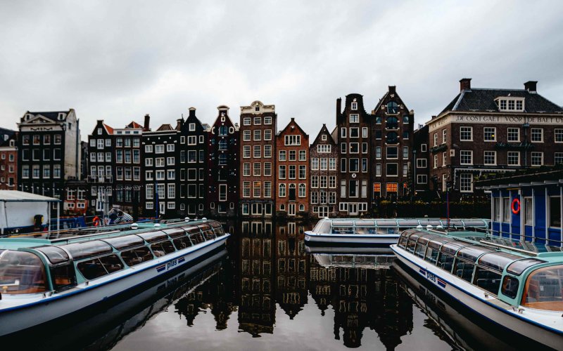 Амстердам архитектура города
