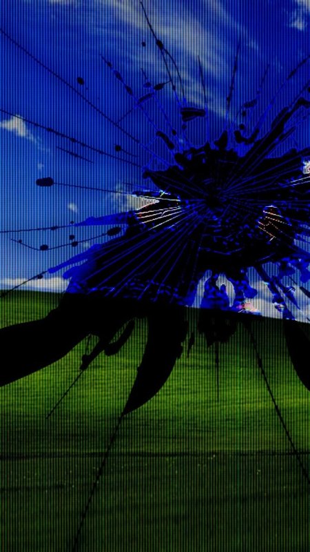 Заставка треснутый экран