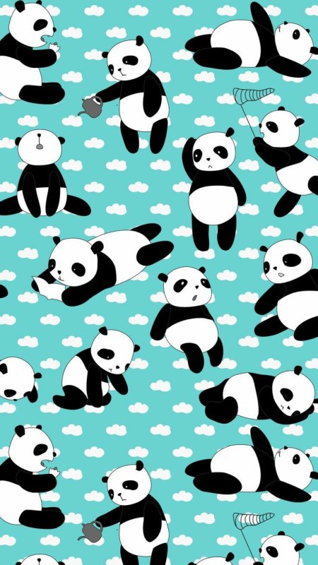 Панда рисунок