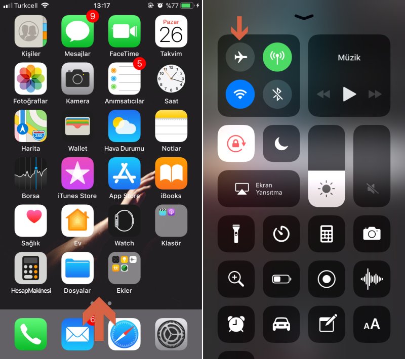 Меню айфона