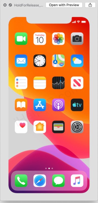 Скрин экрана айфон 11