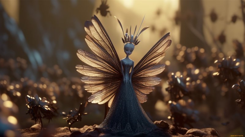 Обои для смартфона феи из нейросети