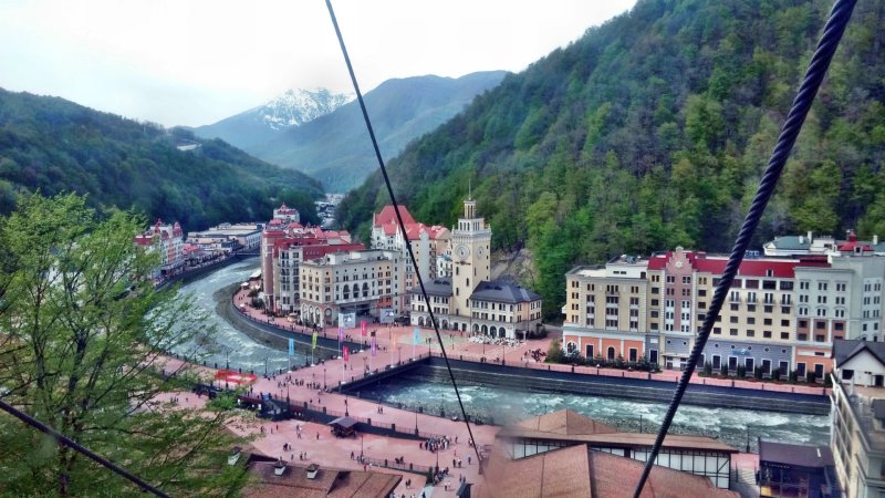 Красная Поляна роза Хутор горы