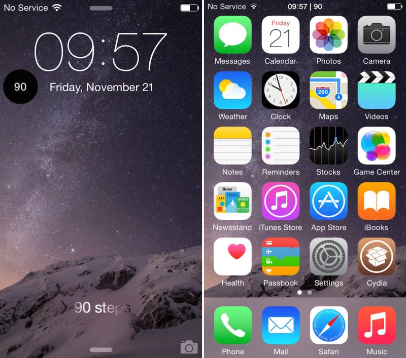 Стартовый экран айфон