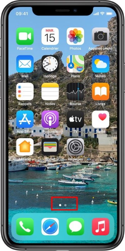 Главный экран айфона 11