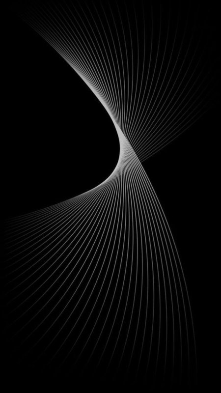 Чёрная заставка на телефон