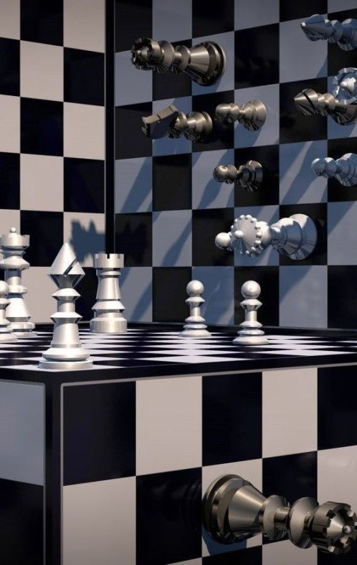 Шахматная доска с шахматами